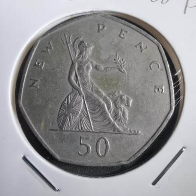 沼泽如烟--第908场 - 英国1969年50便士