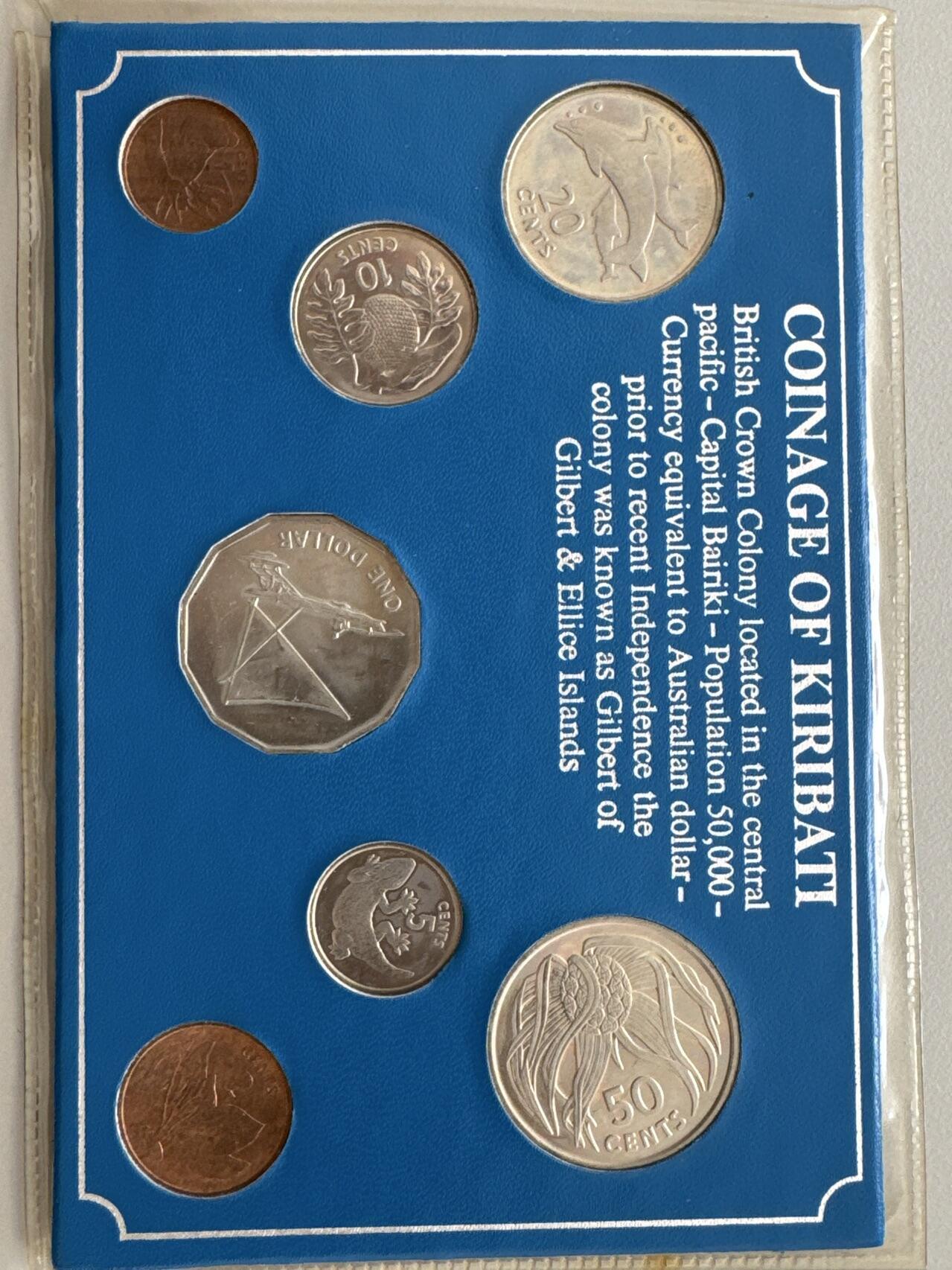 ❤️【币观天下】❤️ 第331期钱币拍卖- 2025.11.21周五晚上6点半场-长期征集拍品 基里巴斯套