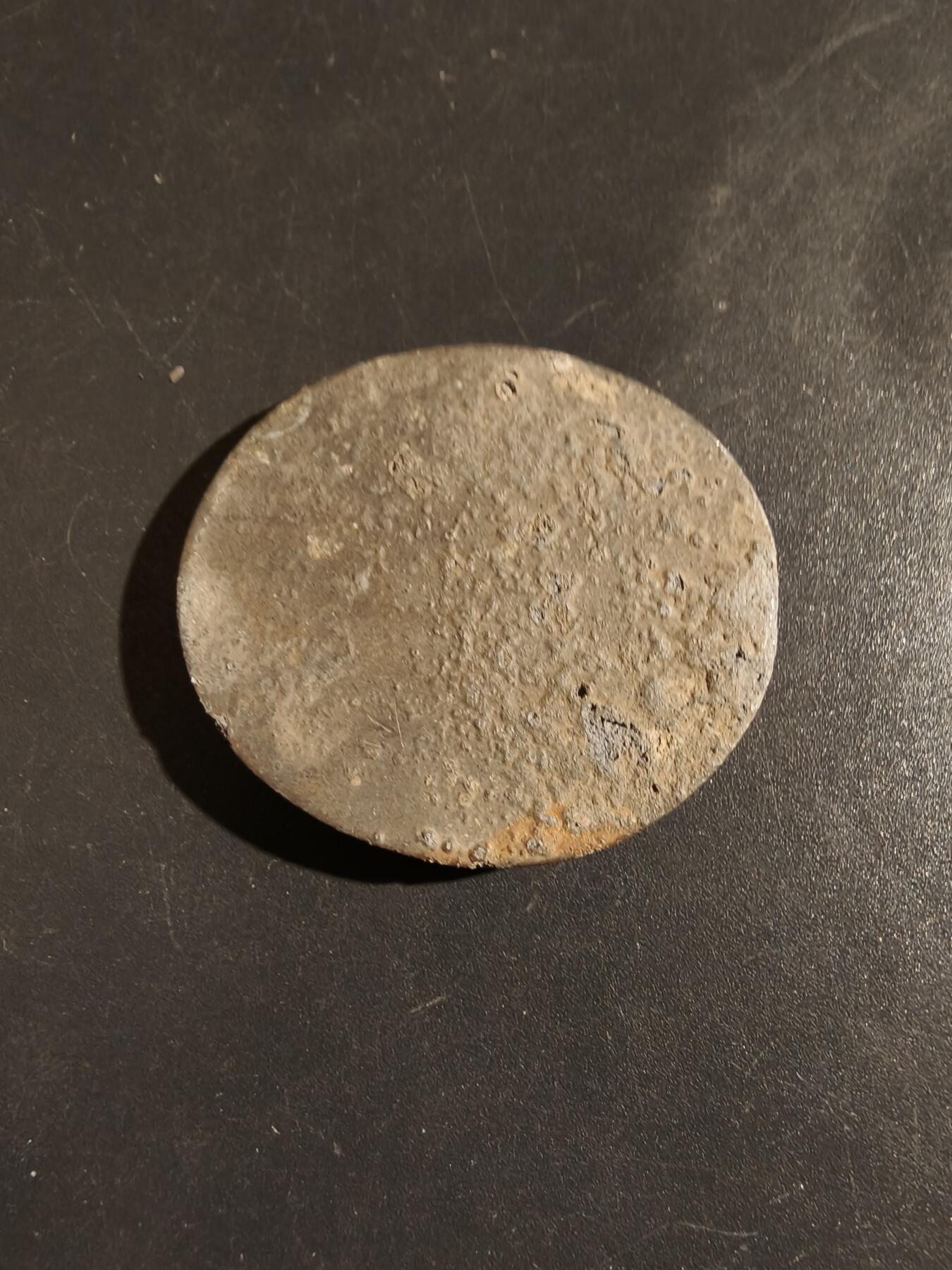 老王徽章第164期  罗马神话中火神和锻造之神伏尔坎大铜章     单面     长度36mm.    重量21.6g