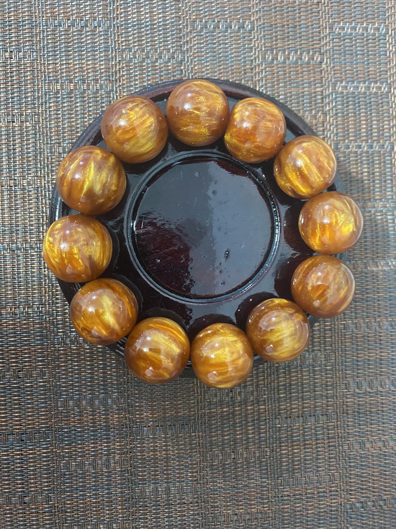 江南站杂项场 金丝楠木手串