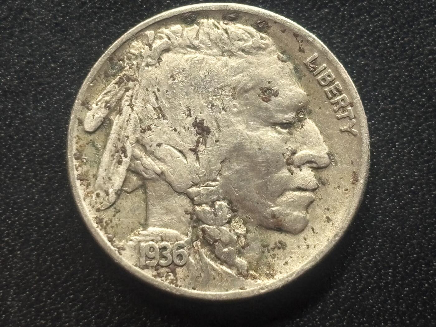 邮泉阁限时拍卖第三十六场 美洲硬币专场（硬币在国外。请付邮费6元。） 美国1936年5分E版