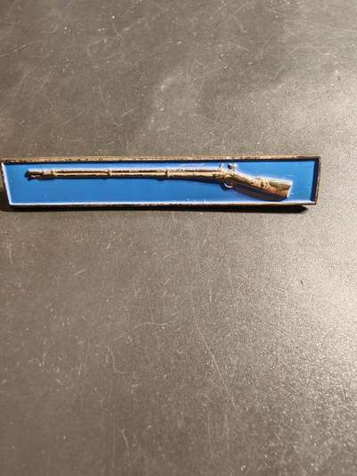 老王徽章第164期 -  美国陆军战斗步兵技能章     925银