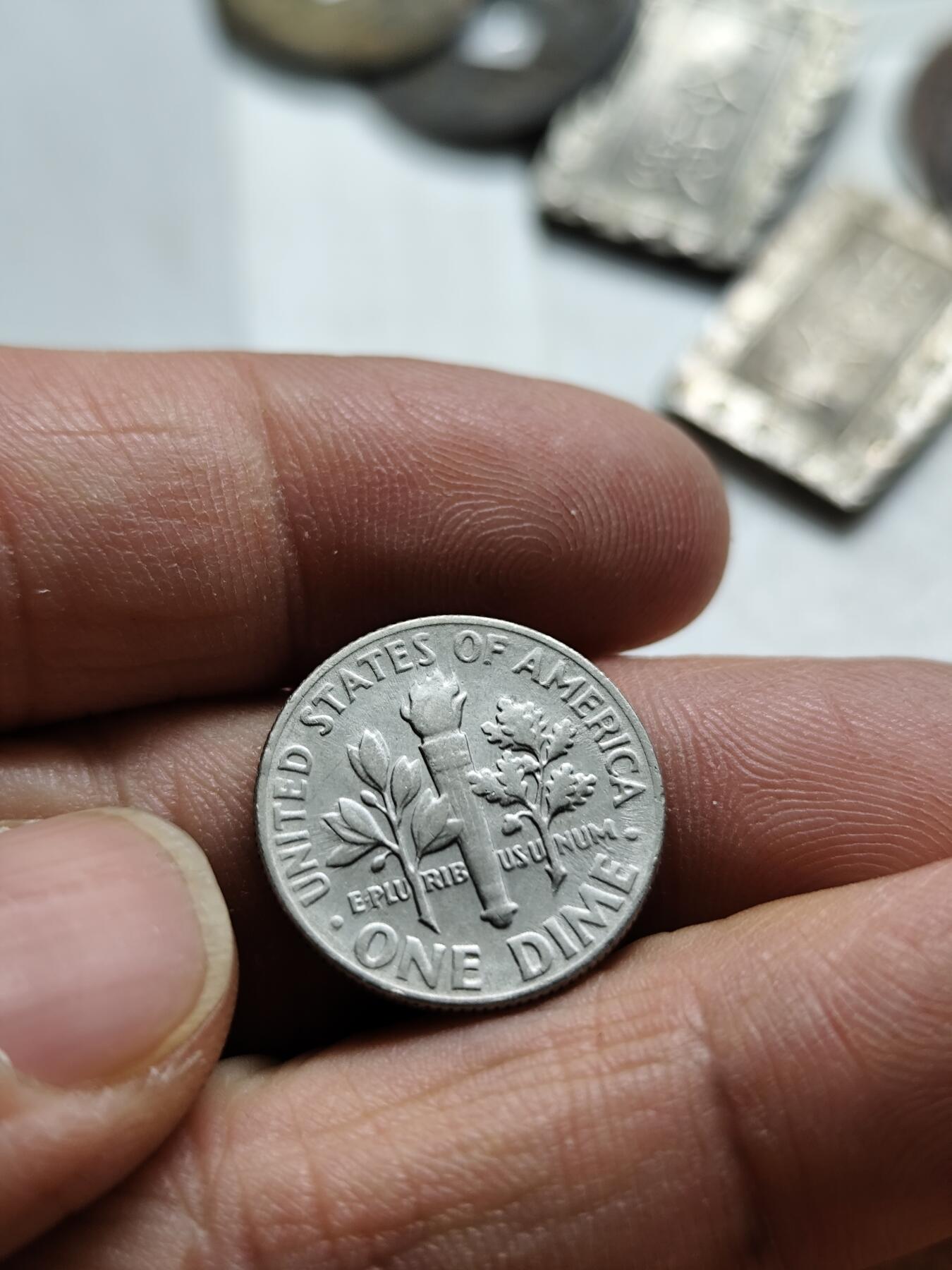 19枚美国 10美分