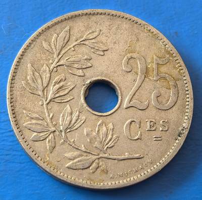 外国优质老铜币银币，周六九点倒数截拍，满百包邮，可寄存半年，喜欢朋友微信扫描二维码可直接参拍 - 比利时1929年25分