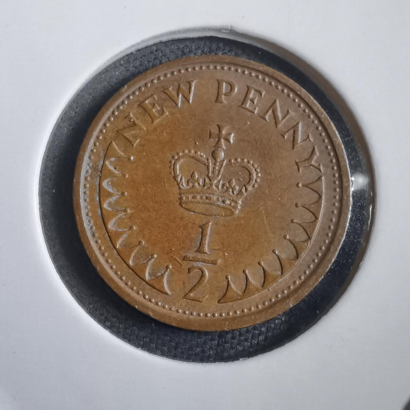 沼泽如烟--第908场 英国1974年半便士