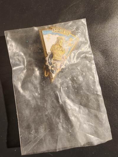 老王徽章第164期 -  法国第34工兵团证章 