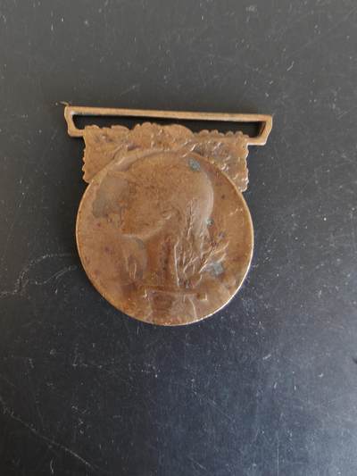 老王徽章第164期 -  法国一战纪念章    无绶带