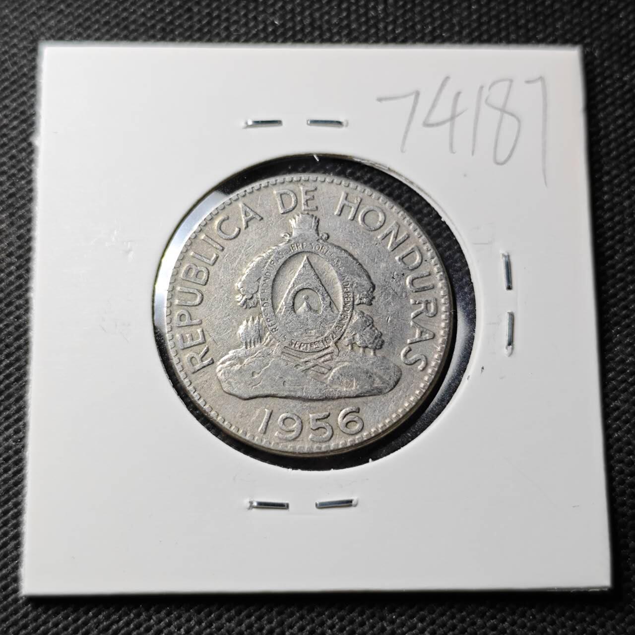 KK钱币收藏小铺  第374场  2月预留时间 周末发货  1956洪都拉斯10分