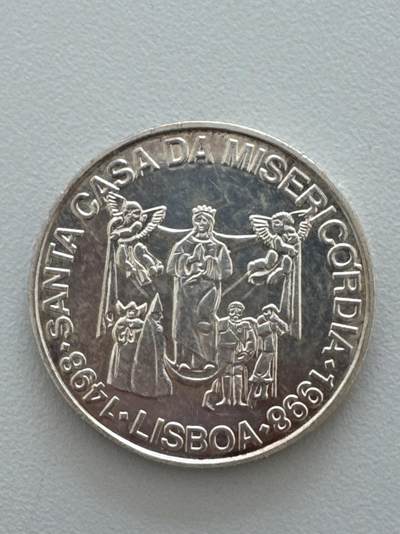 ❤️【币观天下】❤️ 第331期钱币拍卖- 2025.11.21周五晚上6点半场-长期征集拍品 - 葡萄牙1998年大银币