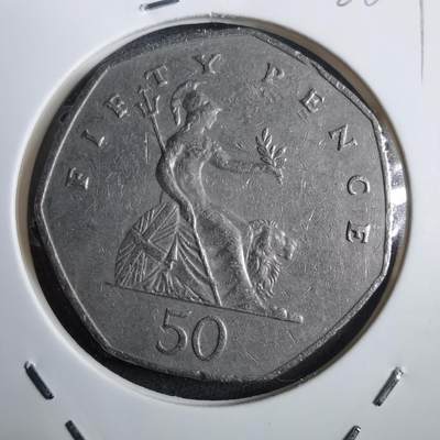 沼泽如烟--第908场 - 英国1982年50便士