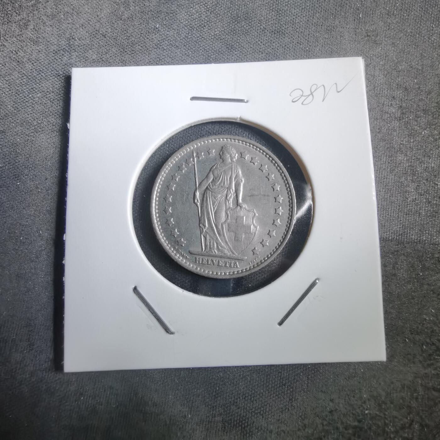 沼泽如烟--第908场 瑞士1968年1法郎