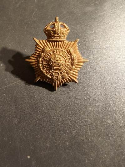 老王徽章第164期 -  英国皇家陆军服务兵团领章    爱德华七世版