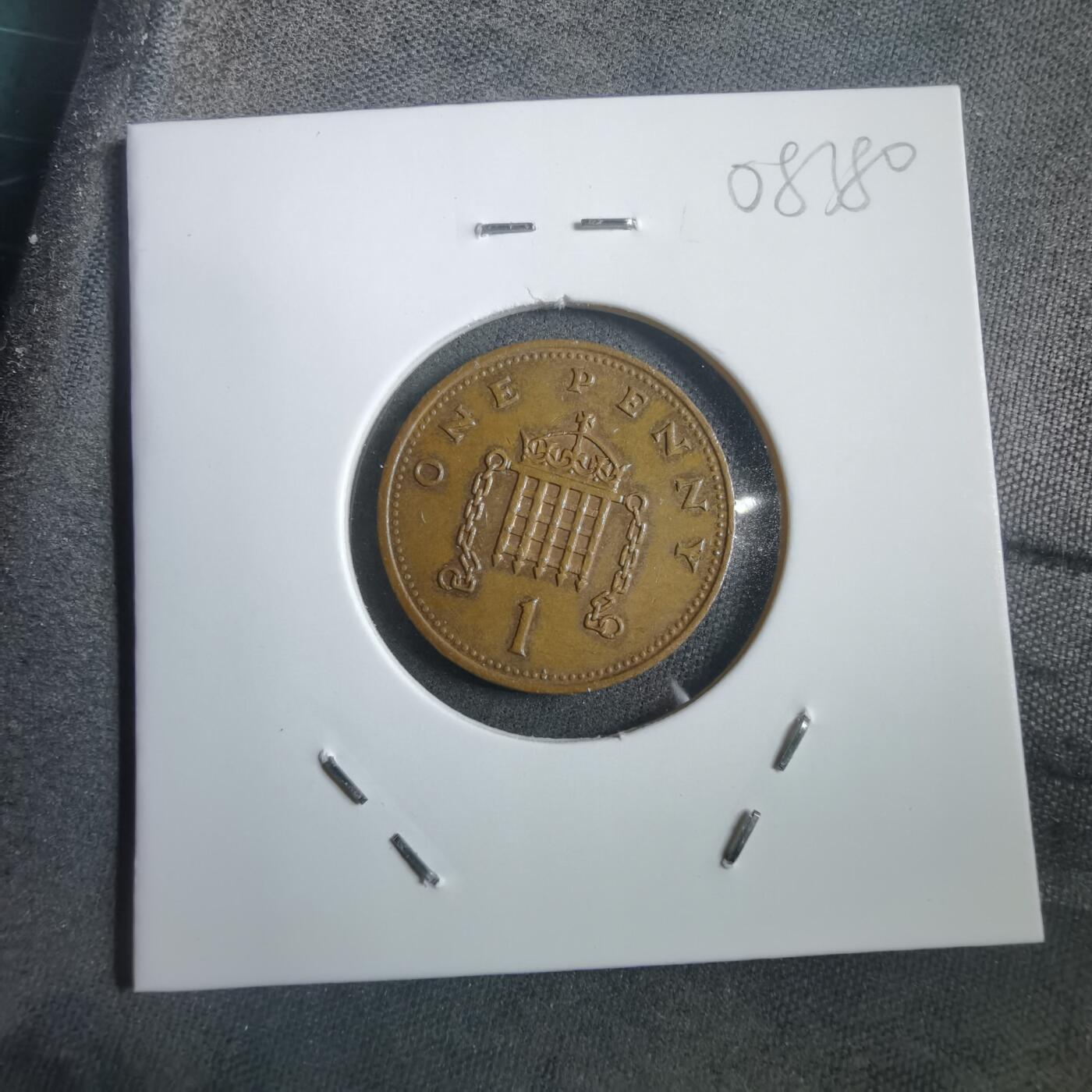 沼泽如烟--第908场 英国1987年1便士