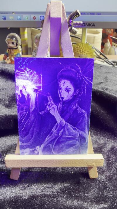 粤A卡牌第19期（11月23日22:00截拍） 【手绘卡】画师：圆珠笔 墓山雾雪