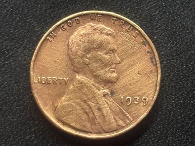 邮泉阁限时拍卖第三十六场 美洲硬币专场（硬币在国外。请付邮费6元。） - 美国1939年1分