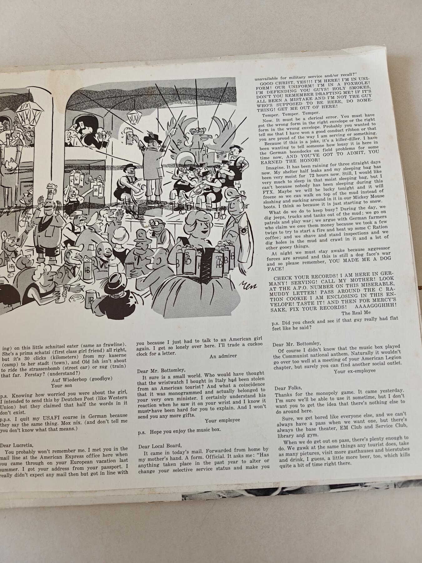 老王徽章第164期  美国“AGI's Germany! IN SOUND & MUSIC!”黑胶唱片      该唱片由美国陆军、美国空军和德国人民合作录制。 它是在德国当地现场录制的，包括柏林、法兰克福、斯图加特、慕尼黑等多个地点。