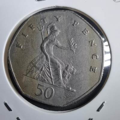 沼泽如烟--第908场 - 英国1983年50便士