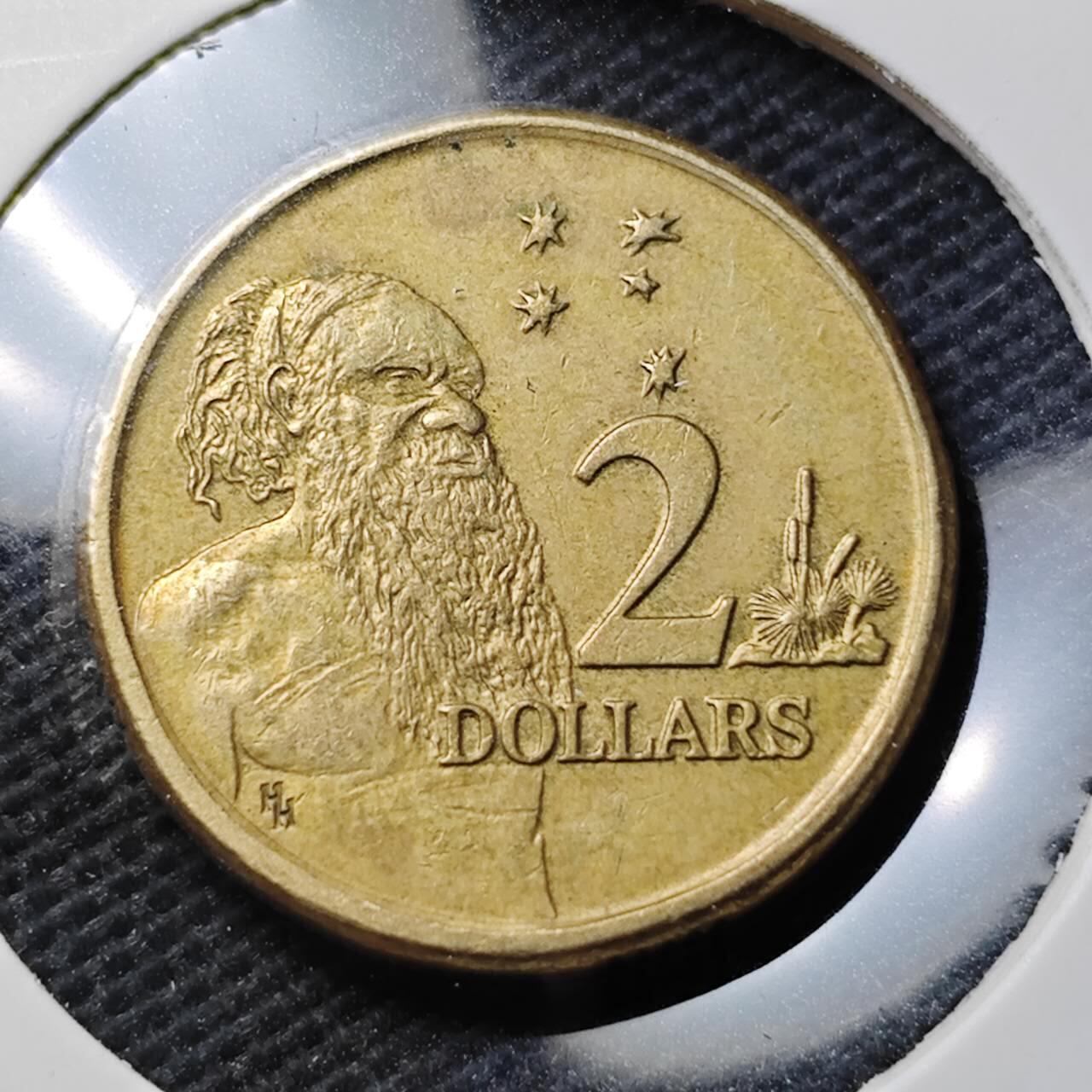 KK钱币收藏小铺  第374场  2月预留时间 周末发货  澳大利亚2元