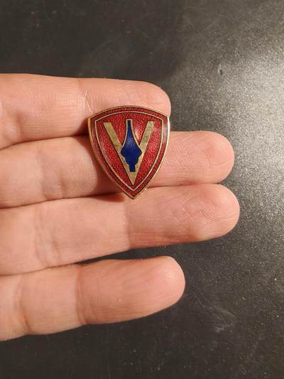 老王徽章第164期 -  美国海军陆战5师徽章