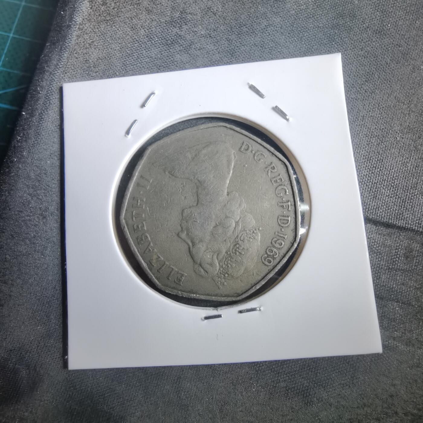 沼泽如烟--第908场 英国1969年50便士