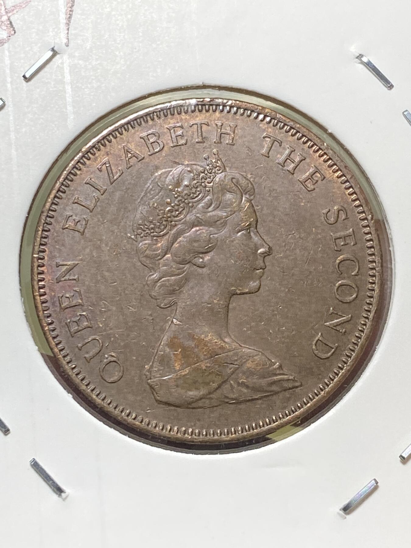 2025年第一百三十一场(总第一百五十七场）外国好品纸夹散币场(免佣金) 英属福克兰群岛🇫🇰1987年2便士(伊丽莎白二世中年花冠第一版，青铜材质无磁版)