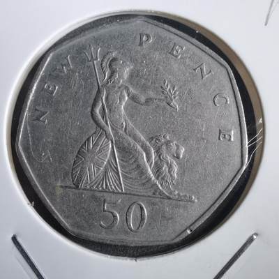 沼泽如烟--第908场 - 英国1969年50便士