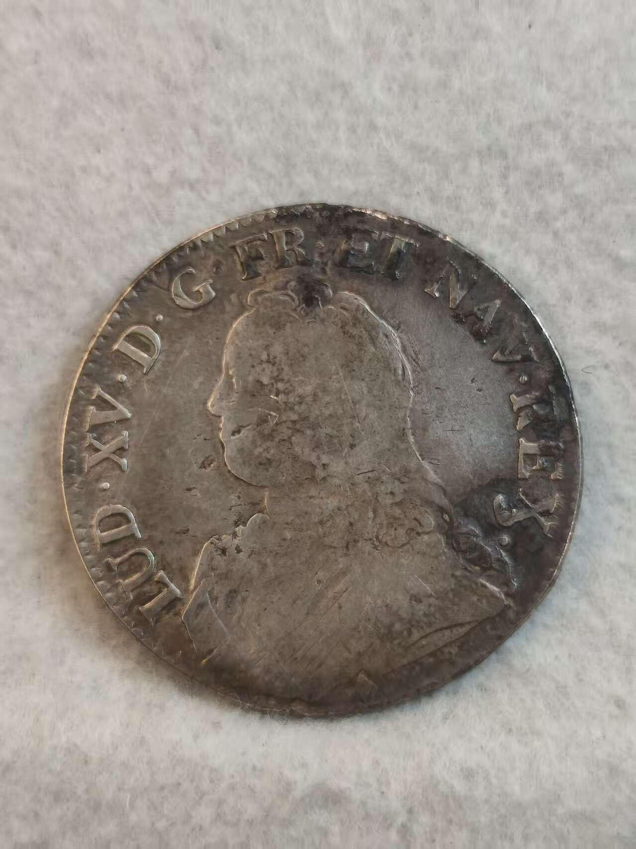 G&W世界散币，银币处理专场（第37场） 法国1727年1埃居  银币  法国波旁王朝 路易十五