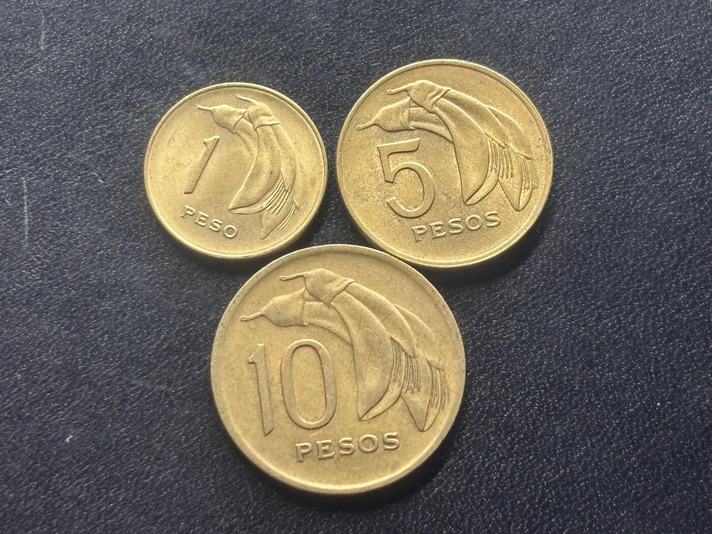 邮泉阁限时拍卖第三十六场 美洲硬币专场（硬币在国外。请付邮费6元。） 乌拉圭1960年代3枚