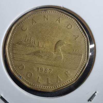 沼泽如烟--第908场 - 加拿大1987年一元