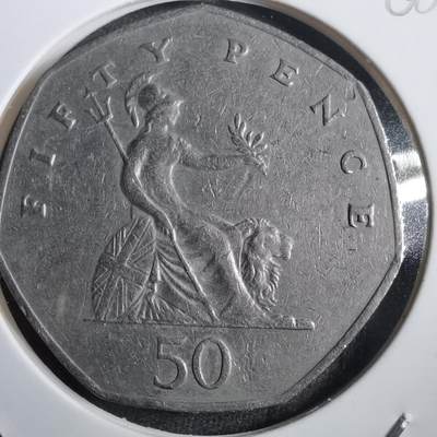 沼泽如烟--第908场 - 英国1982年50便士