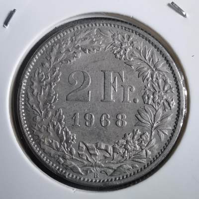 沼泽如烟--第908场 - 瑞士1968年2法郎