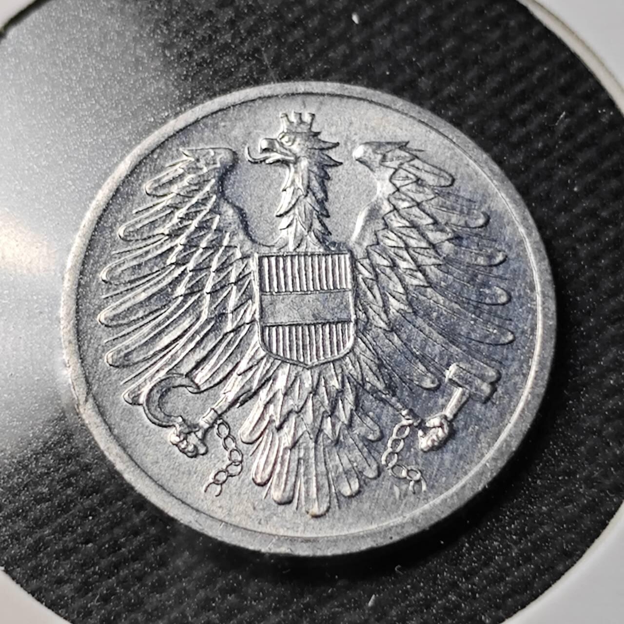 KK钱币收藏小铺  第374场  2月预留时间 周末发货  1976奥地利2格罗申 好品