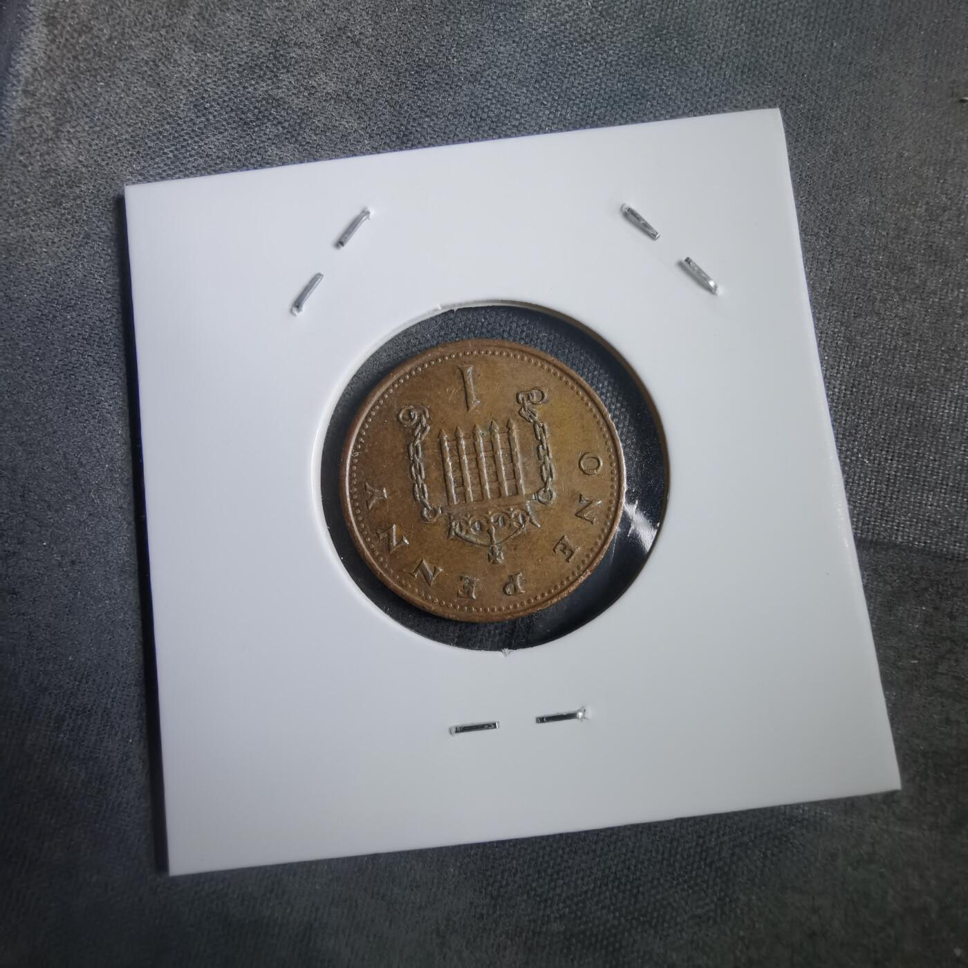 沼泽如烟--第908场 英国1986年1便士