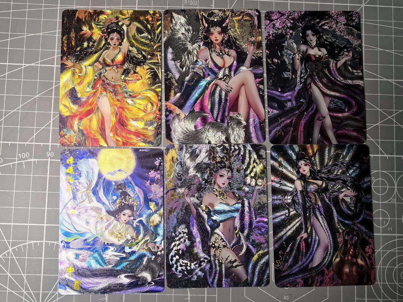 无佣金 不寄存 不收拍 链接少 我只是一个小小的卡牌收藏玩家   需要多宫大佬请私聊 部分卡牌设有底价（不想玩的那么累，即使有底价也会比市场价便宜的多，懂的自然懂） 拒绝小号抬价 大家放心拍 所有拍品部分套有卡膜 部分卡牌多宫 自制卡牌 不包厂瑕 放大镜 品控 勿拍 流拍商品会循环 感谢大家支持 留个关注 不定时上新 谢谢 阿宅 红尘西游 粗闪6张