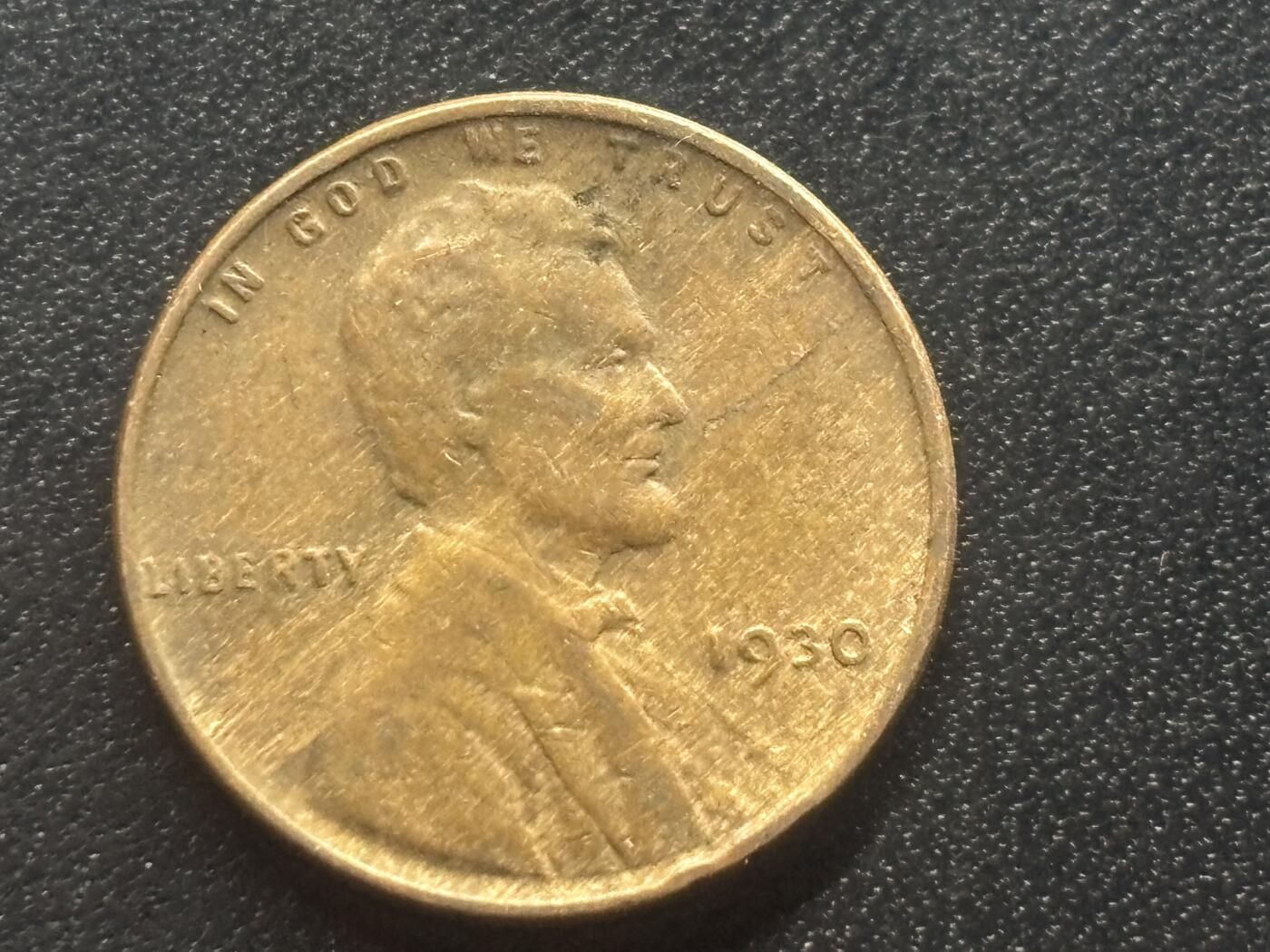 邮泉阁限时拍卖第三十六场 美洲硬币专场（硬币在国外。请付邮费6元。） 美国1930年1分