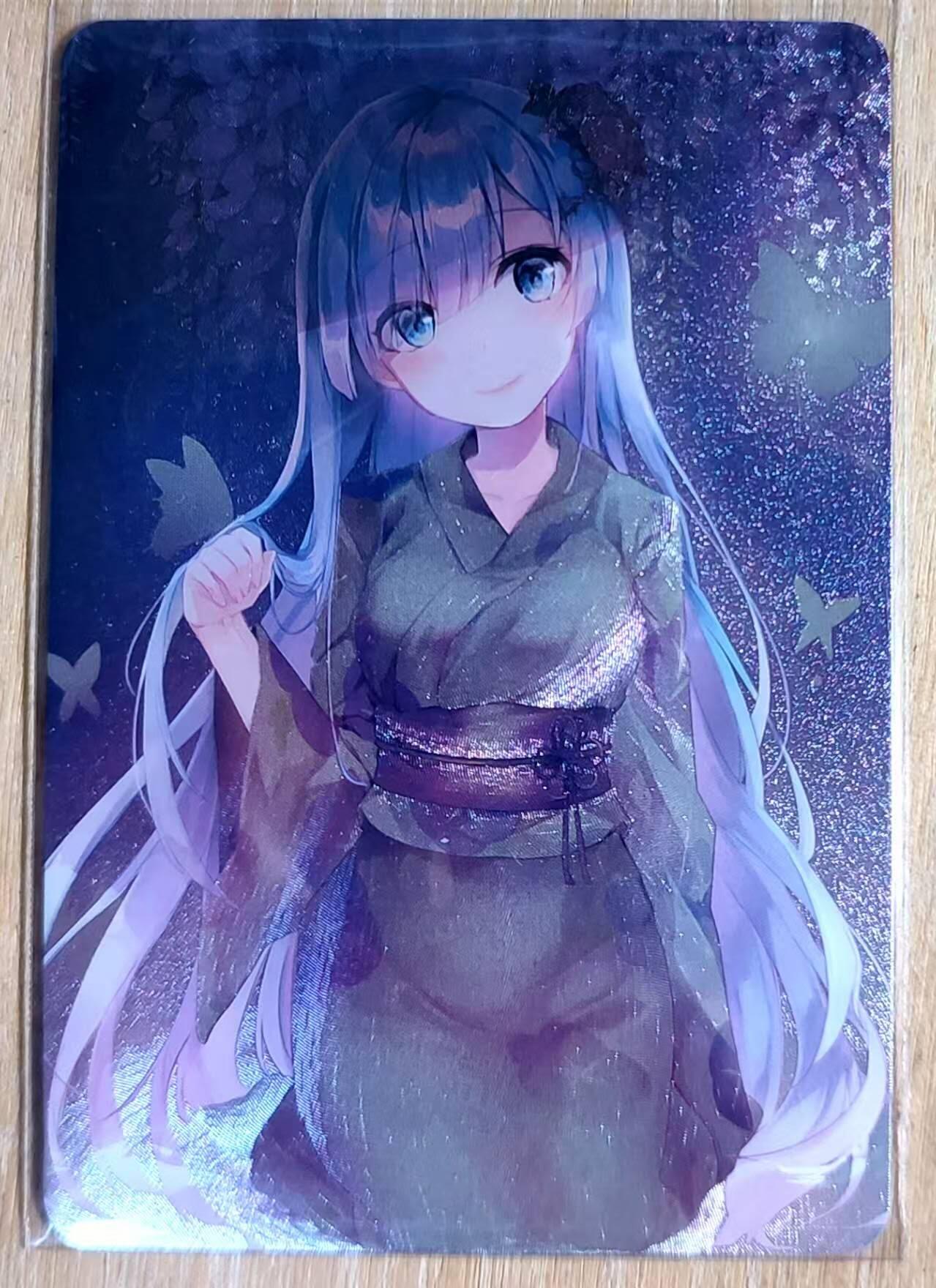 龙虎卡牌六四场 （无佣金，周六结拍，欢迎送拍） 粗闪 从零开始的异世界生活卡牌 长发蕾姆