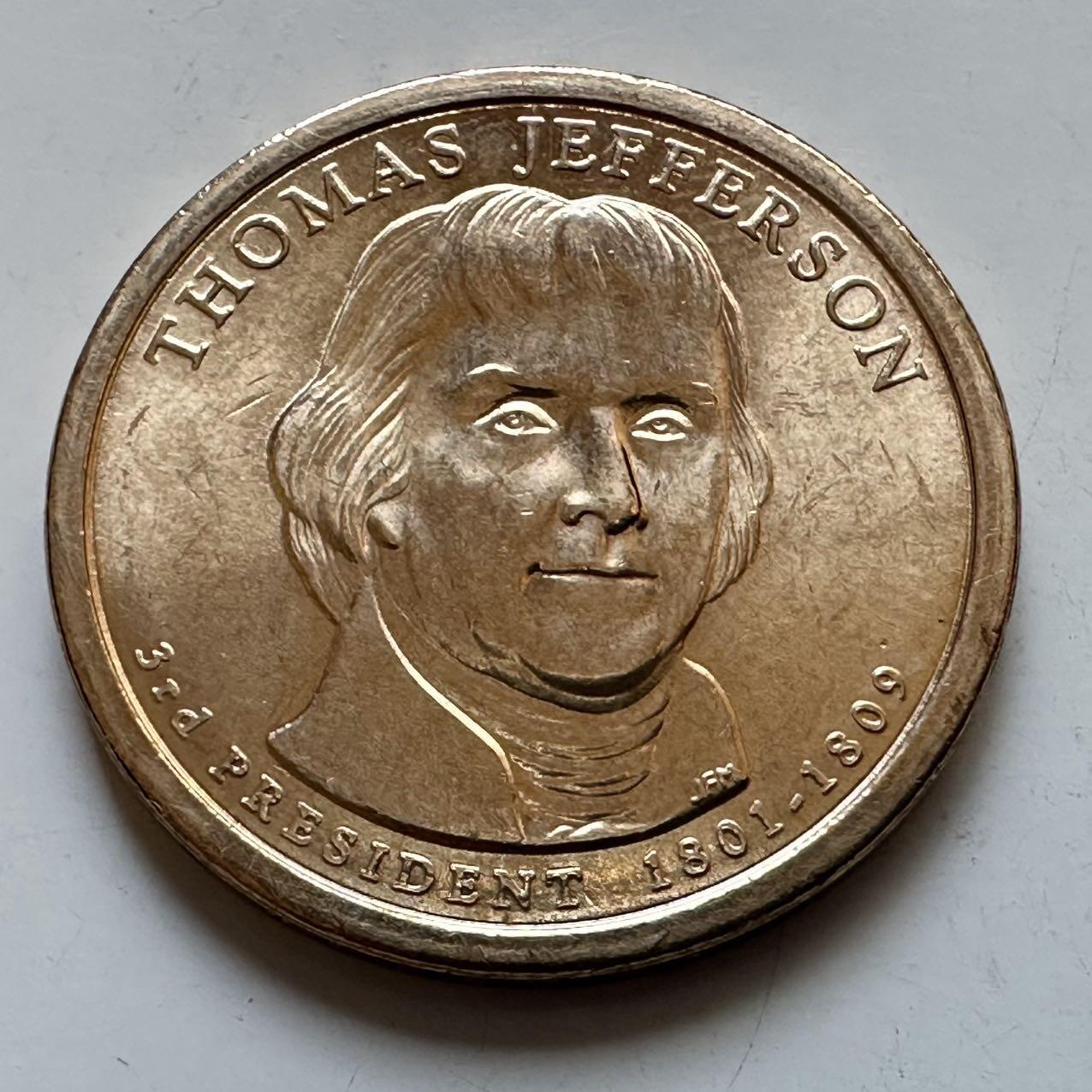 🌹外币初藏🌹🐯2025年第130场  每周二四六晚8️⃣点 接代拍 杰斐逊一美元