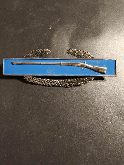 老王徽章第164期 -  美国陆军战斗步兵技能章     925银.   18.6g