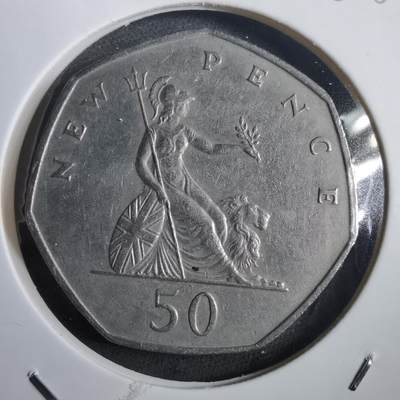 沼泽如烟--第908场 - 英国1969年50便士