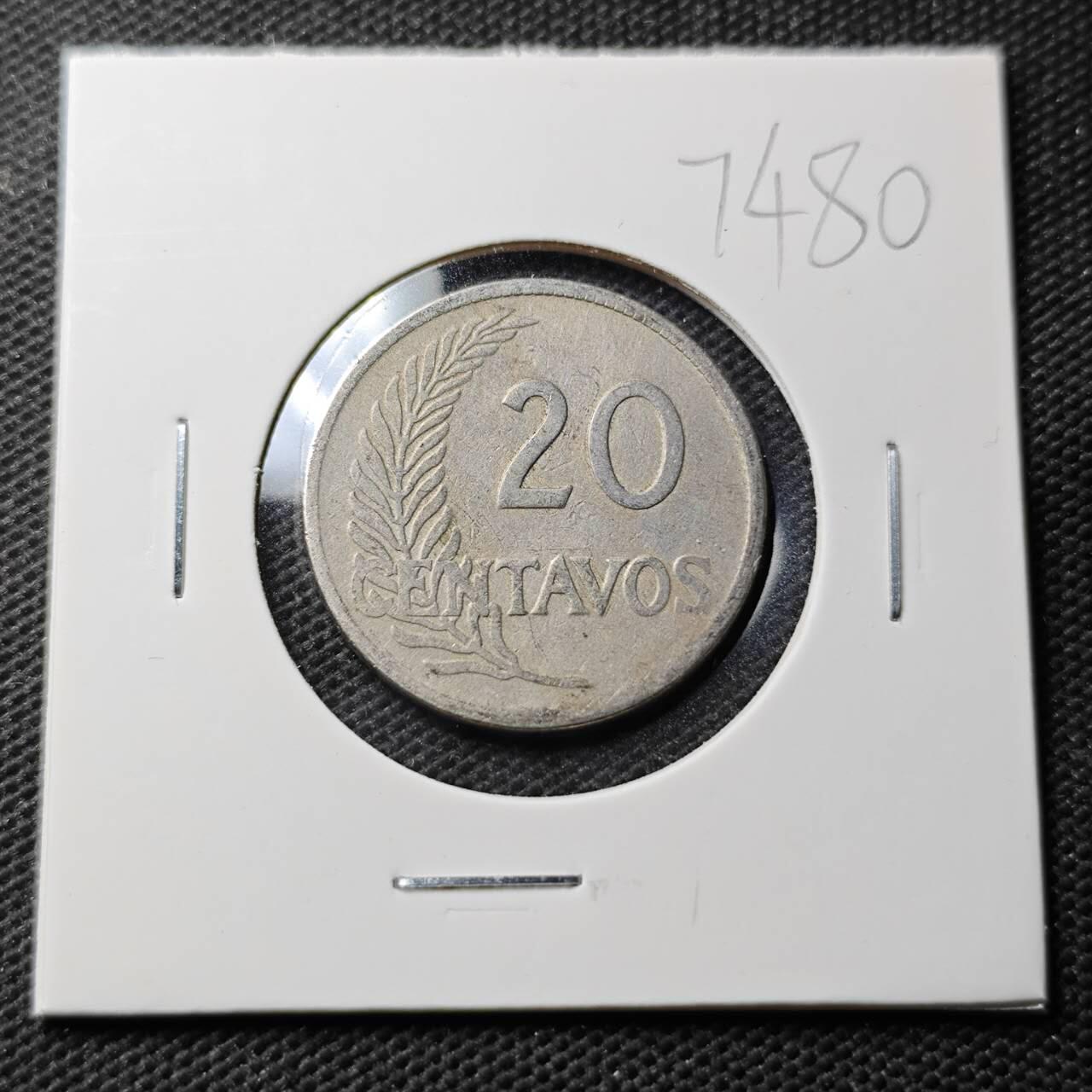 KK钱币收藏小铺  第374场  2月预留时间 周末发货  智利20分