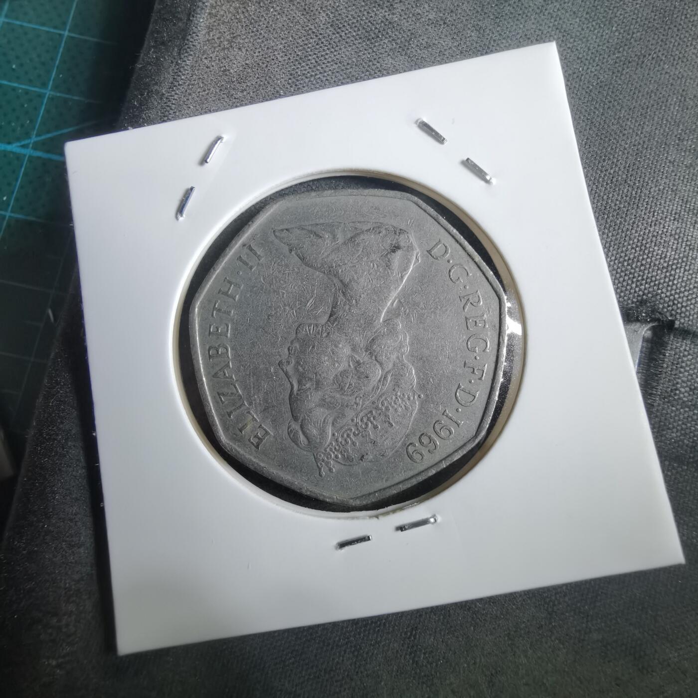 沼泽如烟--第908场 英国1969年50便士