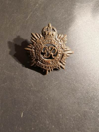 老王徽章第164期 -  英国皇家陆军服务兵团领章     二战时期