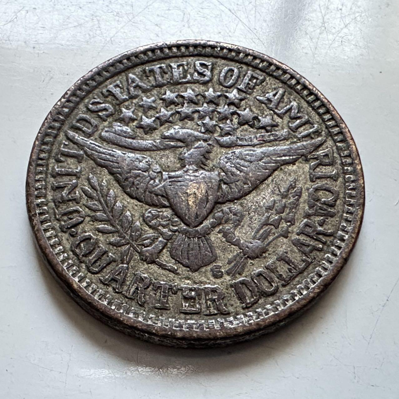 🌹外币初藏🌹🐯2025年第130场  每周二四六晚8️⃣点 接代拍 美国1914年25分老代币