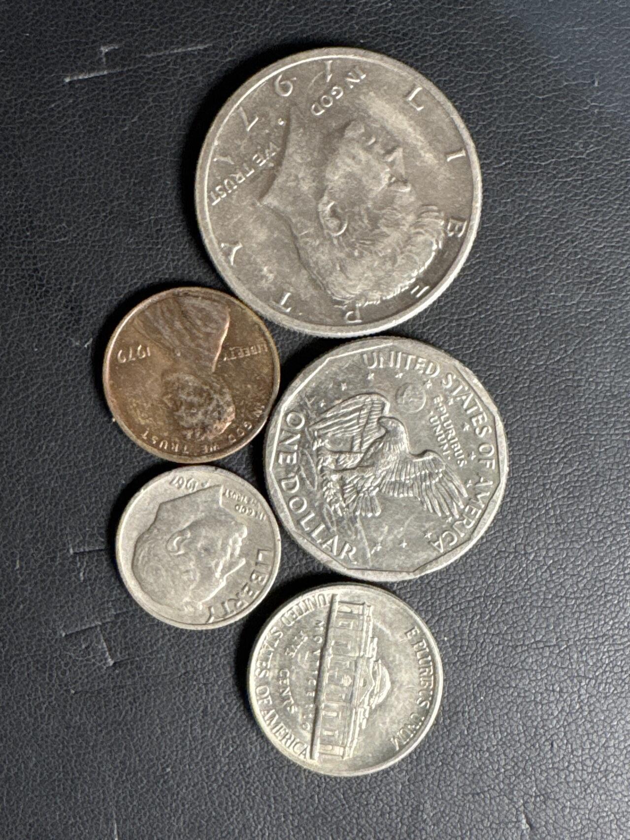 ❤️【币观天下】❤️ 第331期钱币拍卖- 2025.11.21周五晚上6点半场-长期征集拍品 美国流通硬币5枚美分铜镍一套