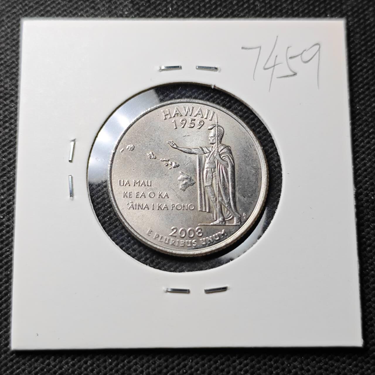 KK钱币收藏小铺  第374场  2月预留时间 周末发货  美国25分纪念币