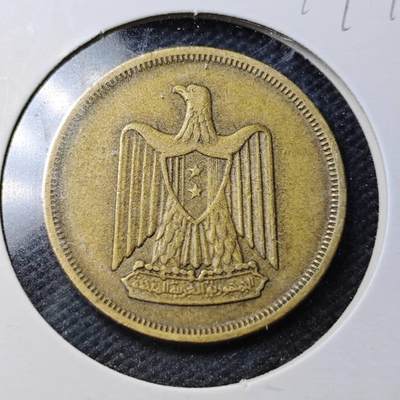 KK钱币收藏小铺  第374场  2月预留时间 周末发货 -  埃及10米利姆铜币