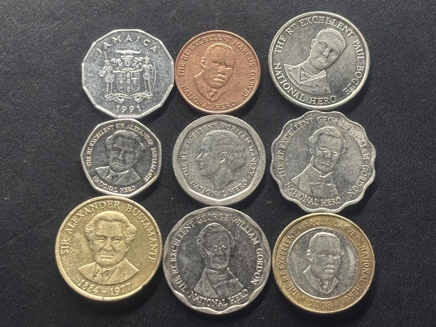 邮泉阁限时拍卖第三十六场 美洲硬币专场（硬币在国外。请付邮费6元。） 9枚