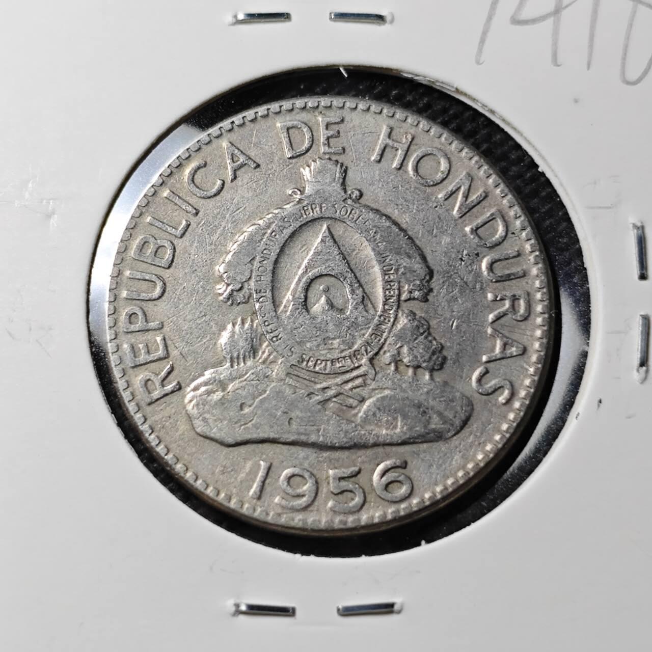 KK钱币收藏小铺  第374场  2月预留时间 周末发货  1956洪都拉斯10分