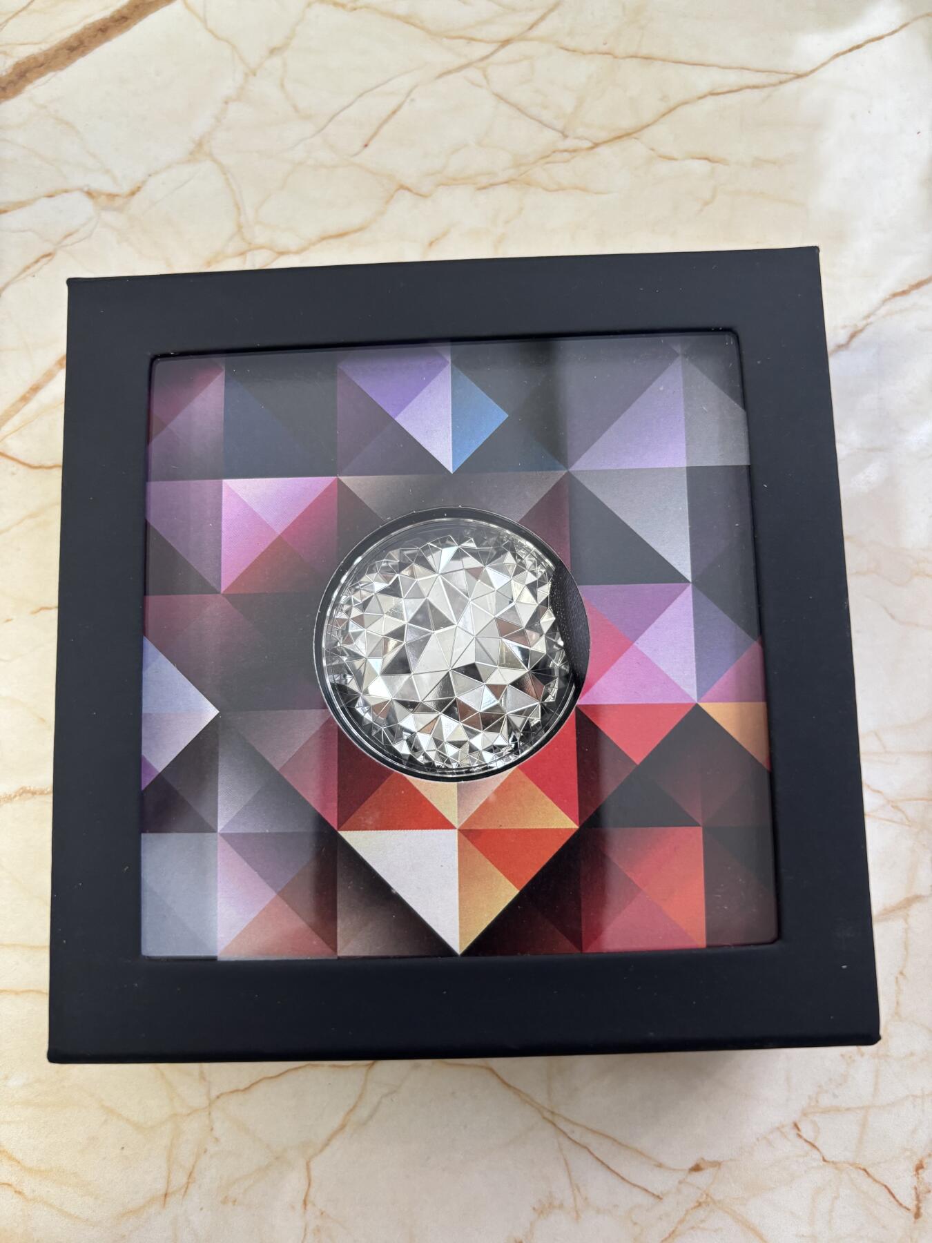 第182期拍卖 库克群岛2022年超高浮雕岩石2盎司纪念银币，999银，发行量1777枚