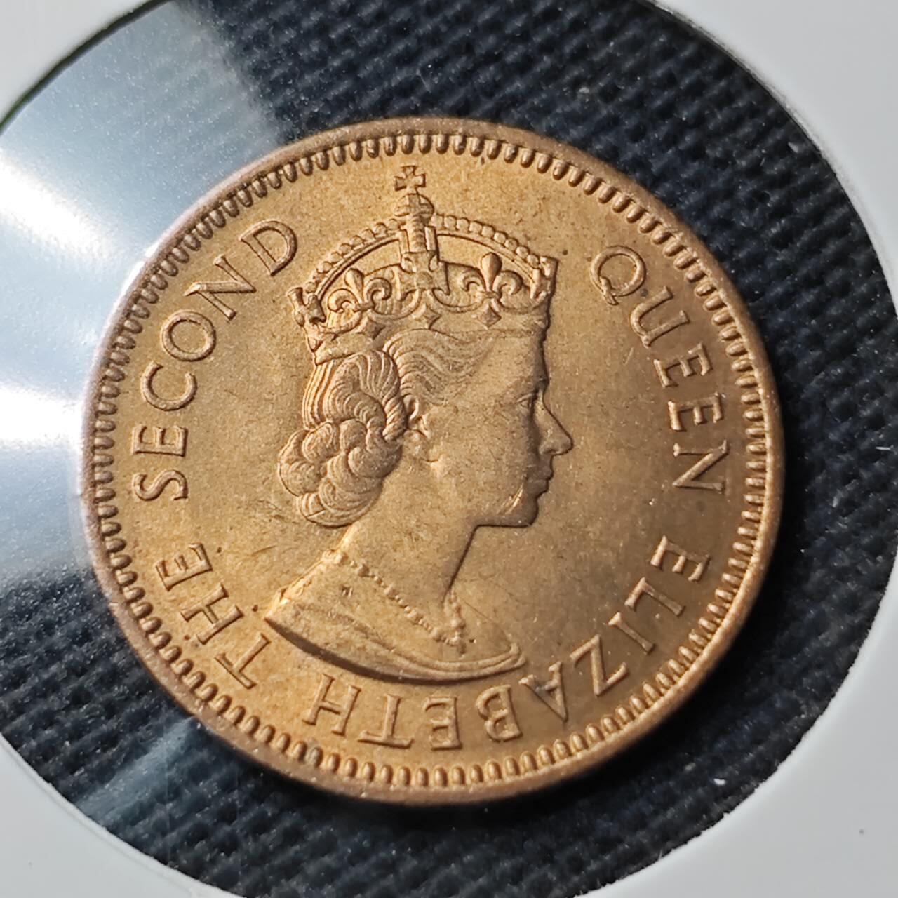 KK钱币收藏小铺  第374场  2月预留时间 周末发货  1955塞浦路斯3米尔铜币 好品